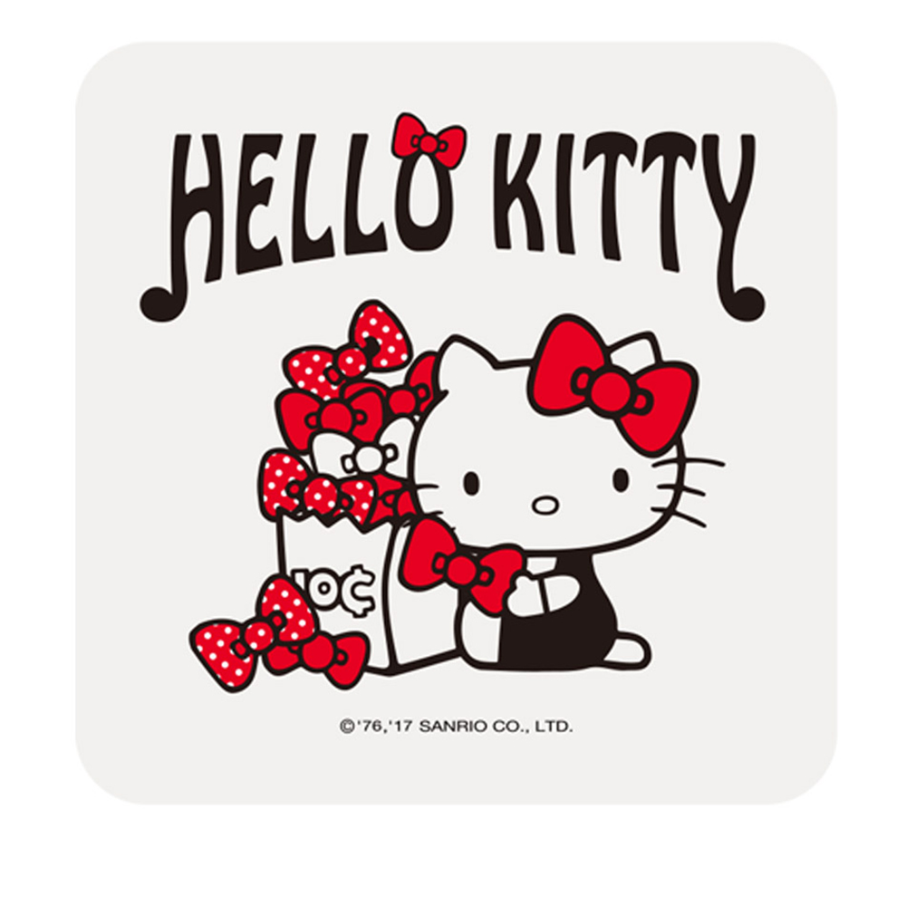 【收納皇后】Hello Kitty繽紛彩繪杯墊/皂盤-禮物滿滿