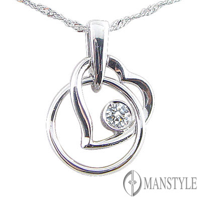 MANSTYLE「心境」0.10ct 八心八箭鑽墜