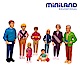 【西班牙Miniland】歐系歡樂全家福造型人偶8入組 product thumbnail 1