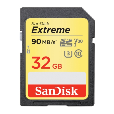 SanDisk Extreme SDHC UHS-1(V30) 32G 記憶卡(公司貨 4k錄影