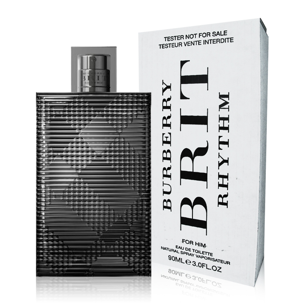 BURBERRY BRIT RHYTHM風格搖滾男性淡香水90ml TEST