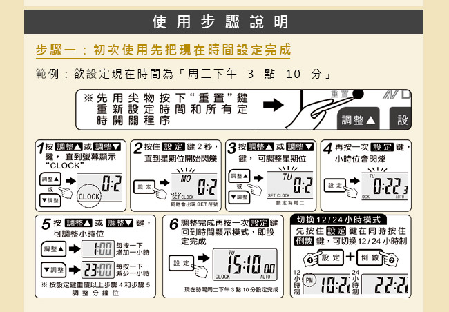 電子式智能定時器 TE-313 (2入/組)