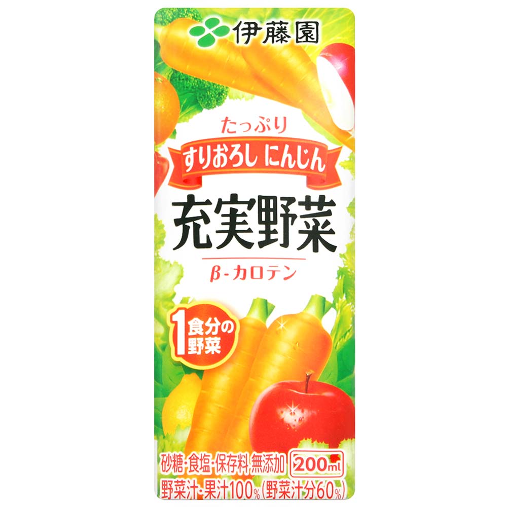 伊藤園 充實野菜汁-綜合紅蔬(200ml)