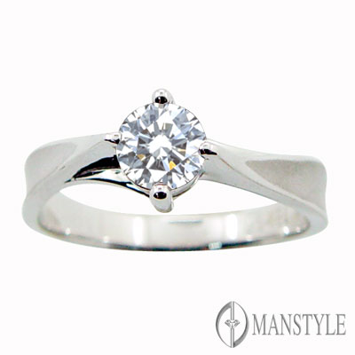 MANSTYLE「風情」0.50ct 八心八箭鑽戒