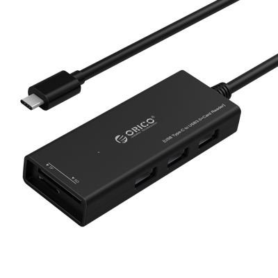 ORICO Type-C 3埠USB3.1 HUB三合一集線器-CH3SF-BK