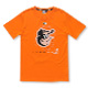 MLB-巴爾的摩金鶯隊蜂巢底紋造型短袖T恤-桔(男) product thumbnail 1