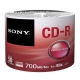 SONY CD-R 48X 700MB 白金片裸裝 (50片) product thumbnail 1