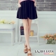 中大尺碼 素面棉質布料寬版褲裙-La Belleza product thumbnail 1