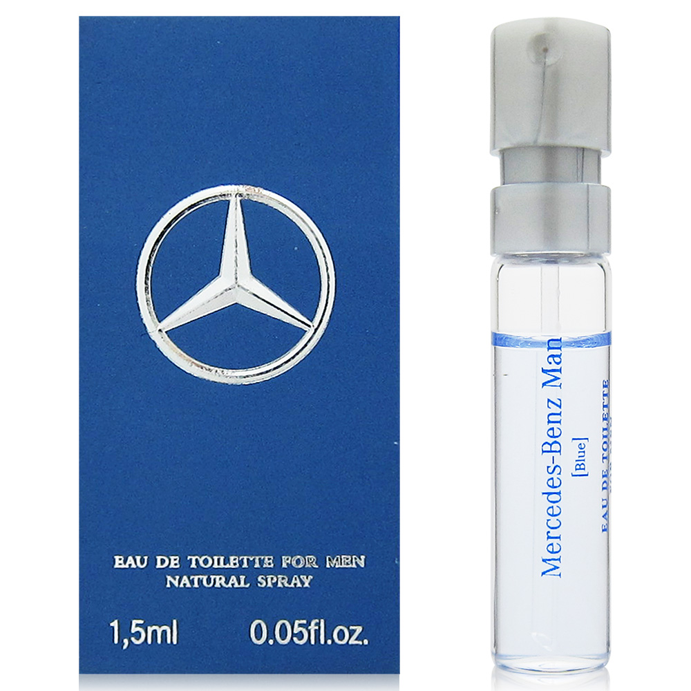 Mercedes Benz Blue紳藍爵士男性淡香水 針管1.5ml