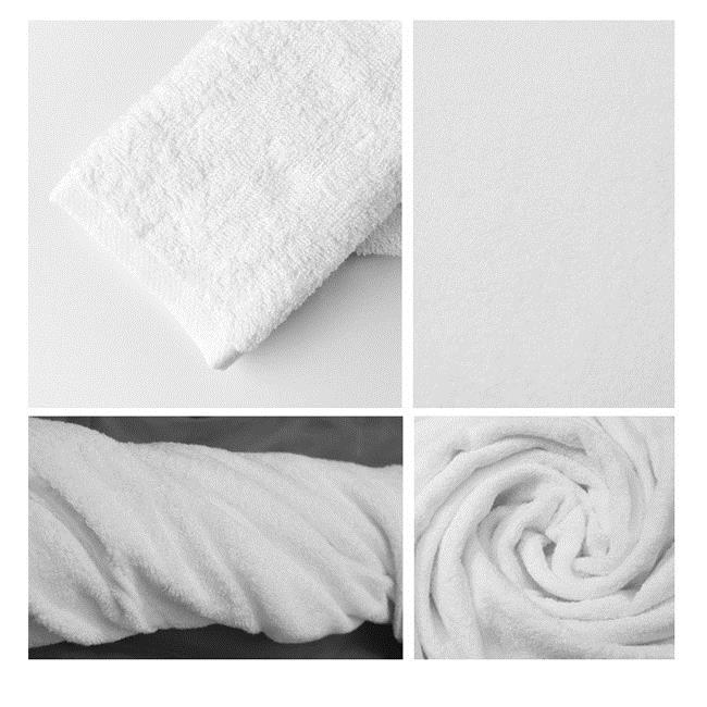 法式寢飾花季 純品良織-五星飯店專用款純白柔舒毛巾(150g/條)x12件組