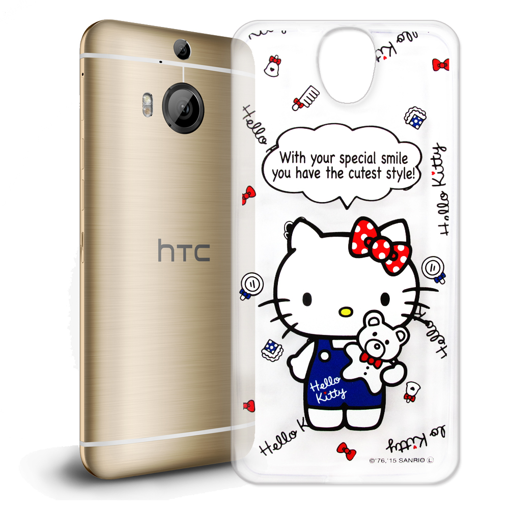 Hello Kitty HTC E9 plus E9+ 透明軟式殼 公仔款