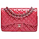 CHANEL 經典雙C LOGO漆皮銀鍊JUMBO COCO包(蜜桃粉-30cm) product thumbnail 1