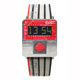 CLICK TURN 復古電路板個性電子腕錶(銀紅) product thumbnail 1