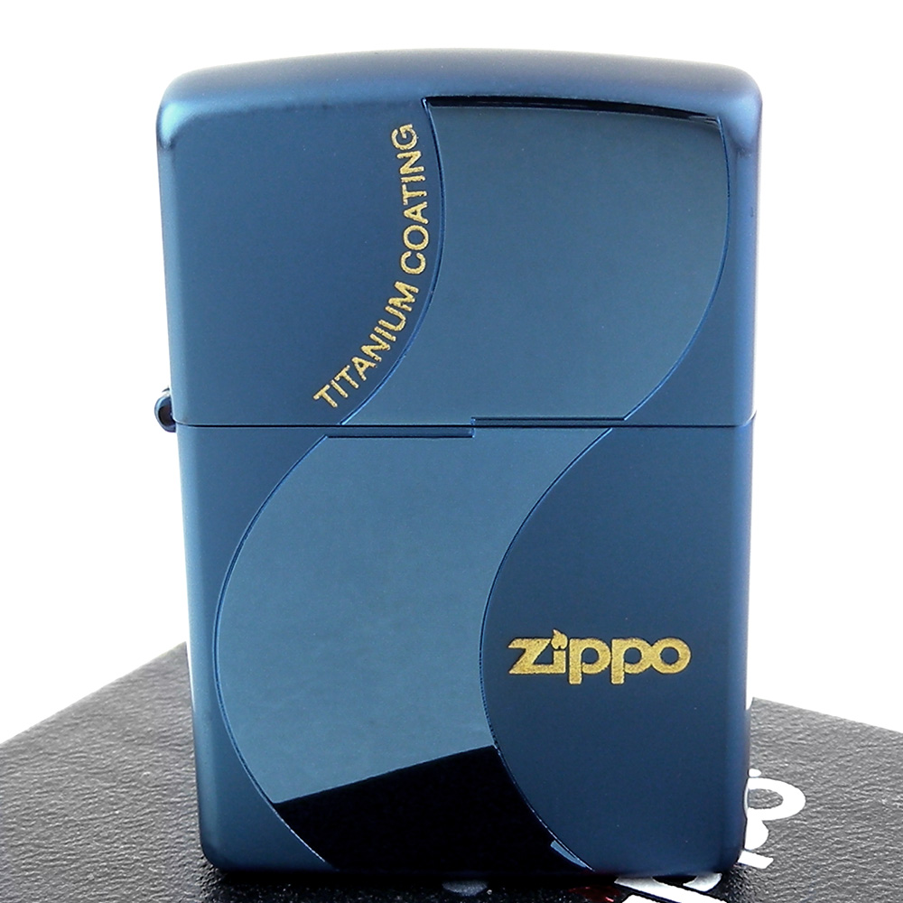 ZIPPO 日系~TITANIUM COATING-鍍鈦藍色霧面塗裝打火機