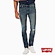 Levis 男款 Skinny 排釦緊身窄管牛仔長褲 破壞補丁 product thumbnail 1