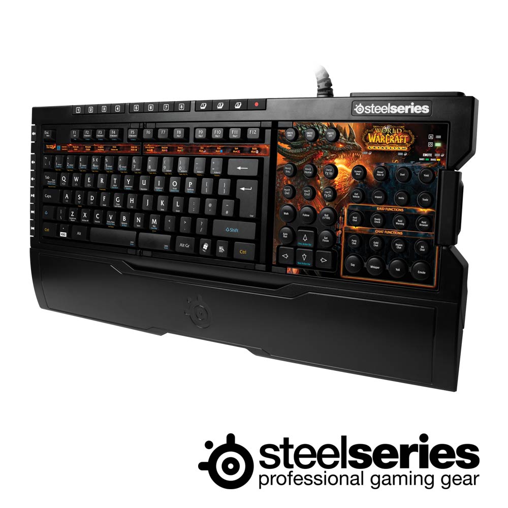 SteelSeries Shift Cataclysm 魔獸鍵盤-英文版