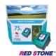 RED STONE for HP CB338WA環保墨水匣(彩色)NO.75XL高容量 product thumbnail 1