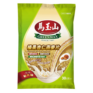 馬玉山榛果杏仁燕麥片(30gx10入)