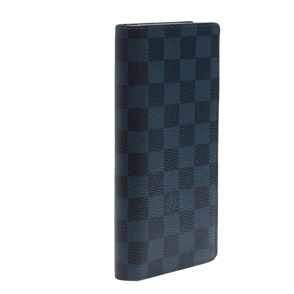 Louis Vuitton Damier Cobalt Brazza Wallet