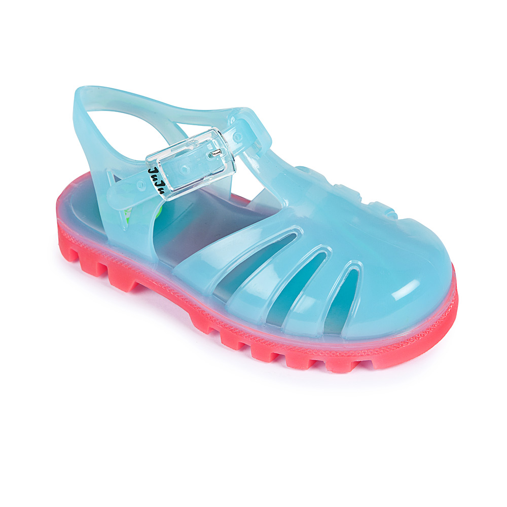 Project Jelly JuJu英國製果凍涼鞋(粉藍X粉紅)