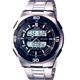 CASIO 都會光廊雙顯時區鋼帶錶(AQ-164WD-1A)-黑 product thumbnail 1