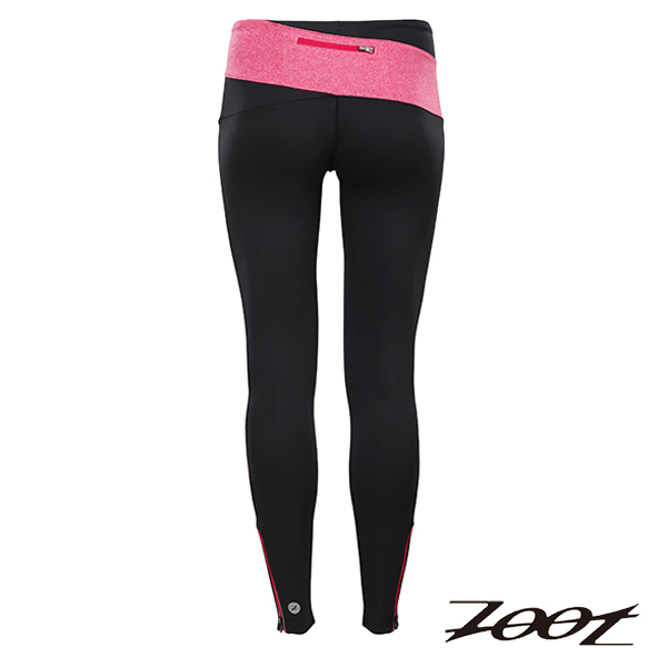 ZOOT 頂級極致型抗寒輕肌能壓縮長褲(女)(時尚黑蜜紅)Z1504032