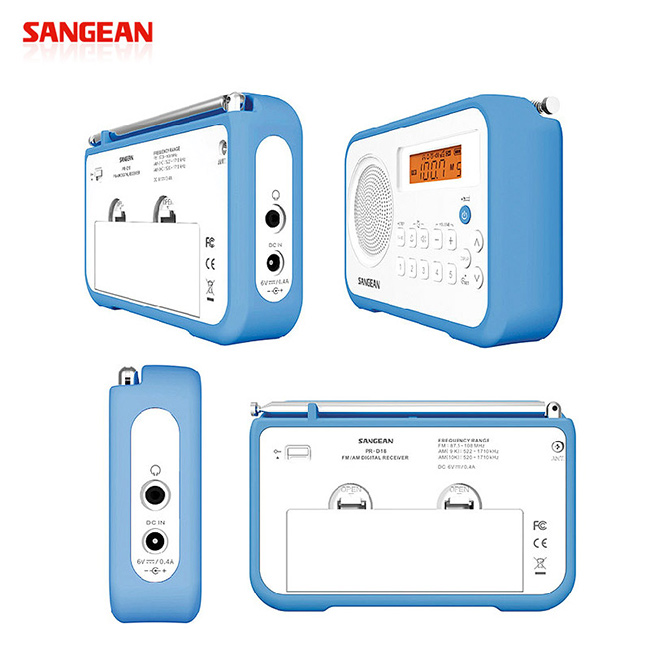 SANGEAN 二波段數位式時鐘收音機 PRD30