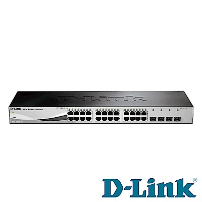D-Link DGS-1210-28 24埠Gigabit Smart 交換器