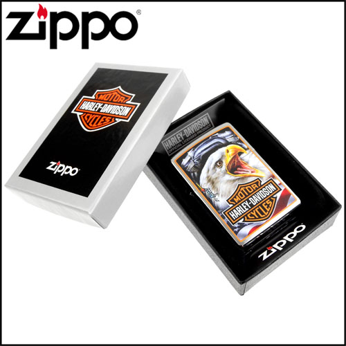 ZIPPO 美系~哈雷~Harley-Davidson Mazzi-老鷹圖案打火機