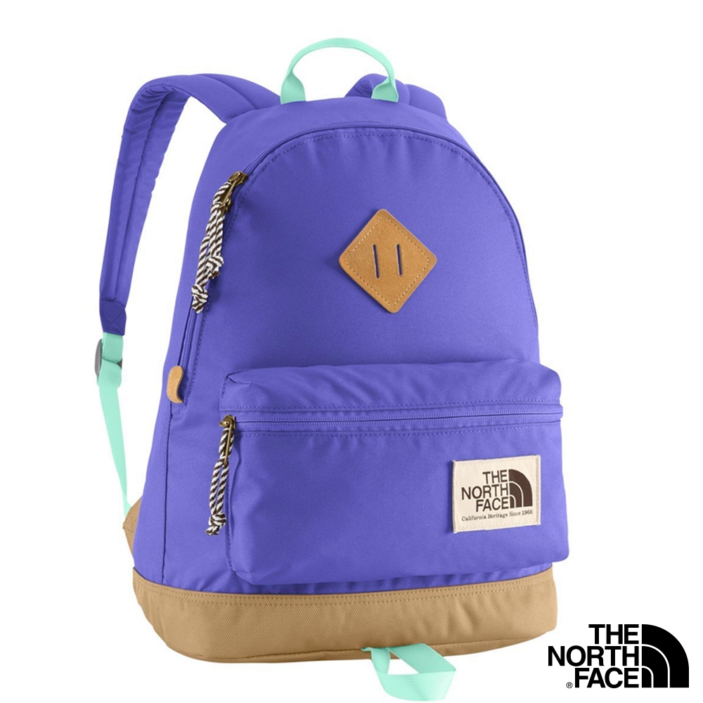 The North Face 兒童 19L風格雙肩背包 星空紫/浪花綠