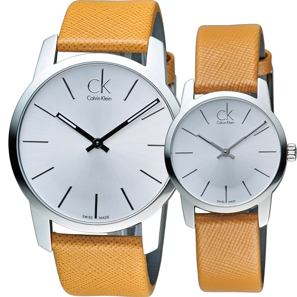 Calvin Klein  純粹愛戀時尚對錶(K2G21138  K2G23120)