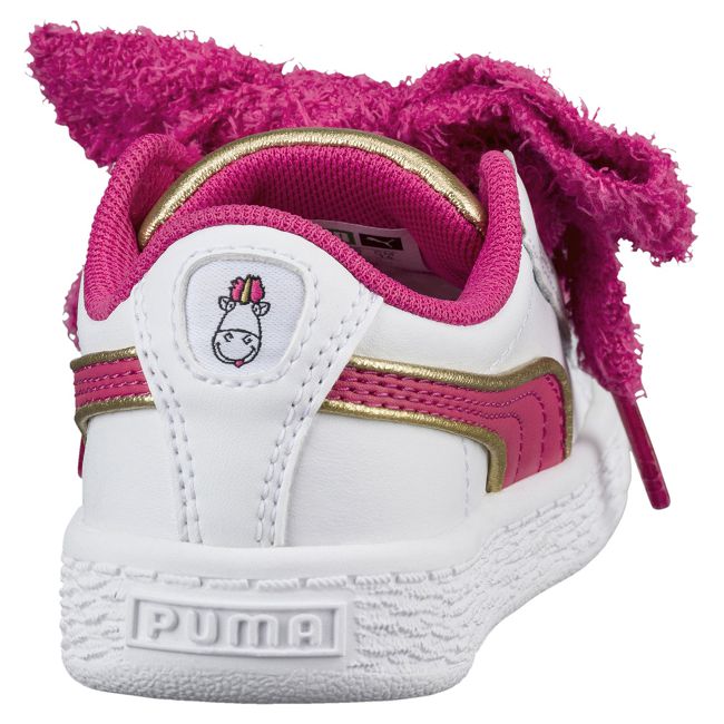 PUMA-MinionsBasketHeartFluffyInf嬰孩鞋