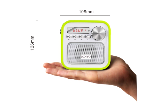 KINYO繽紛藍牙手提喇叭BTS691
