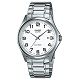 CASIO 羅馬時尚精緻紳士腕錶(MTP-1183A-7B)白x數字時刻/37mm product thumbnail 1