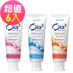 (Line Pay限定)Ora2 淨白無瑕牙膏140gx6入(