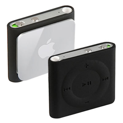 Apple iPod 四代 Shuffle 專用果凍保護套(二入)