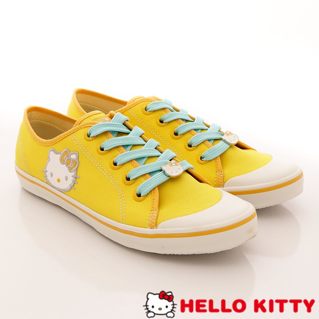 Hello Kitty-凱蒂休閒帆布款-NI10823黃(女段)