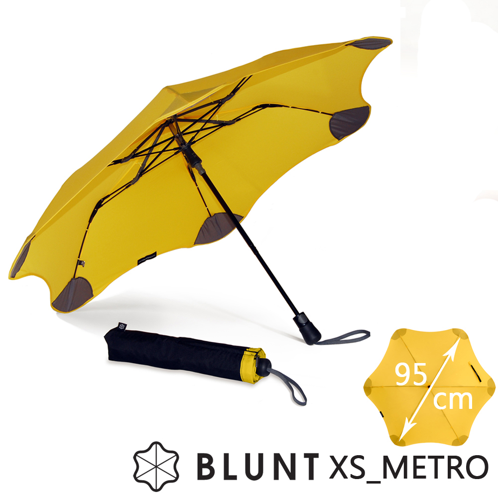 紐西蘭BLUNT 保蘭特 抗強風 防反傘 抗UV 折傘（糖果黃)