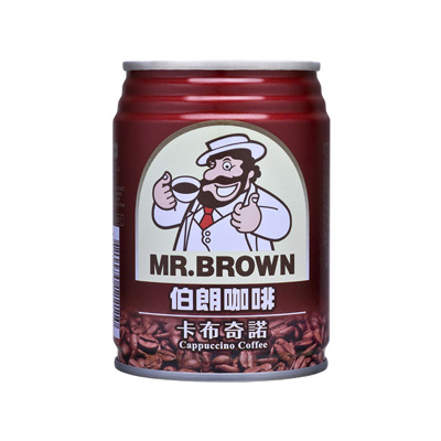 MR.BROWN伯朗咖啡卡布奇諾 240ml (24罐/箱)