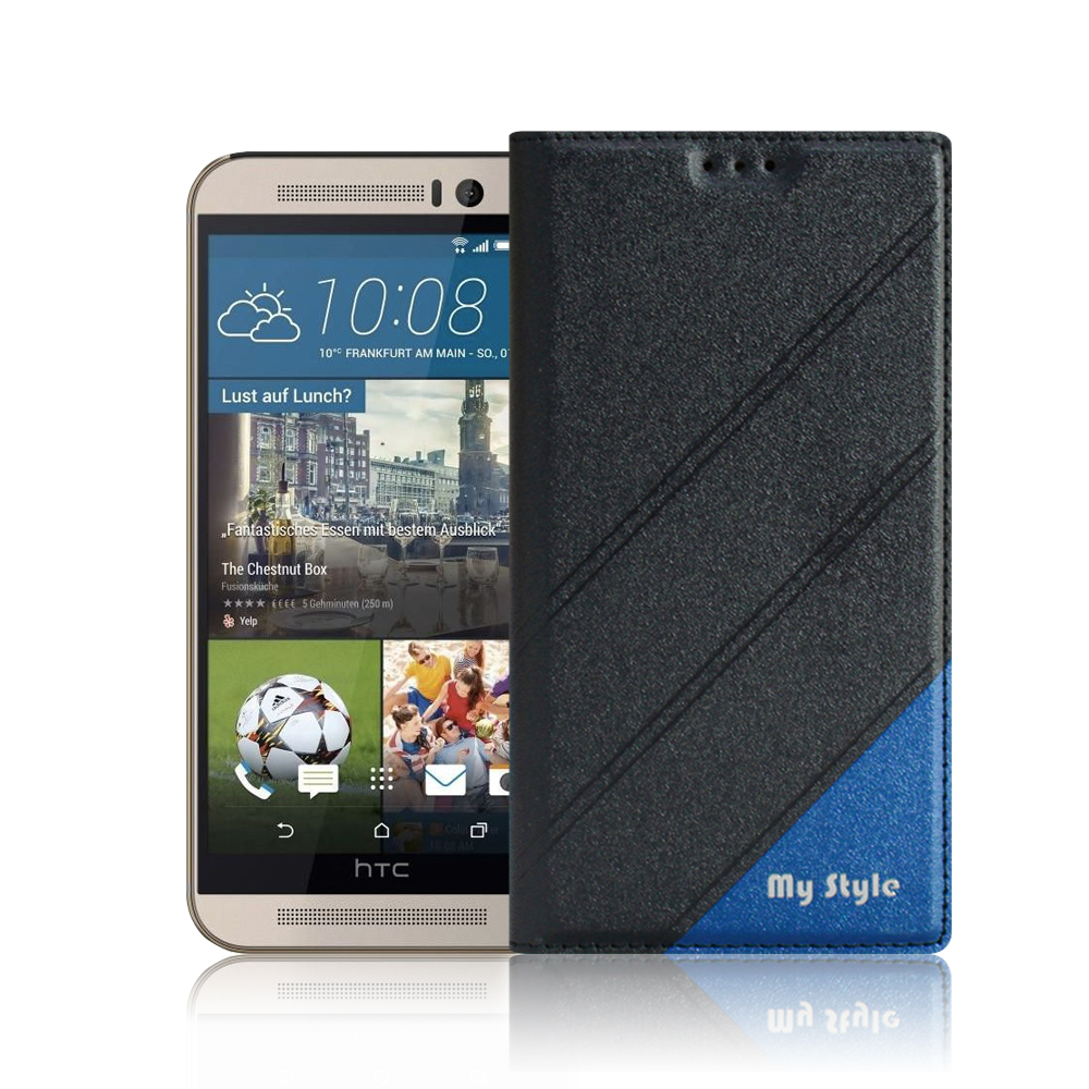 MyStyle HTC One M9 流行都會磁力側翻皮套