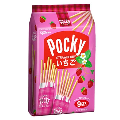 Pocky 格力高9袋入百琪草莓棒(125.1g)