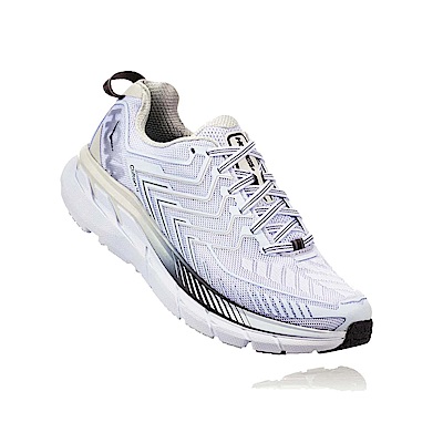 HOKA ONE ONE 女 CLIFTON 4 路跑鞋 白珍珠