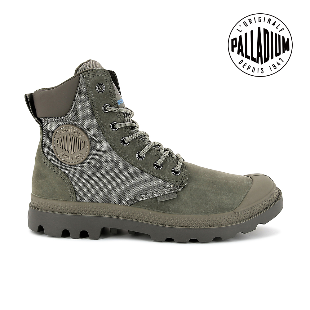 Palladium Pampa sport CUFF WPN靴-男-灰綠