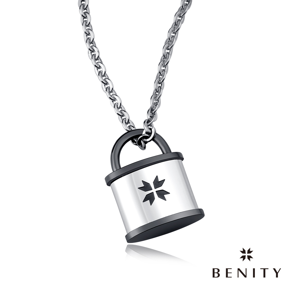BENITY 鎖謂愛情 IP黑鈦 316白鋼/西德鋼 情侶對鍊款 男項鍊