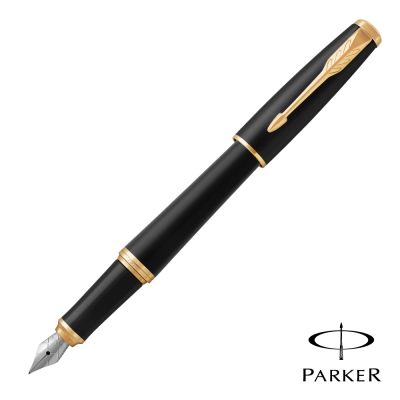 PARKER 派克 URBAN 紳士 霧黑金夾 鋼筆