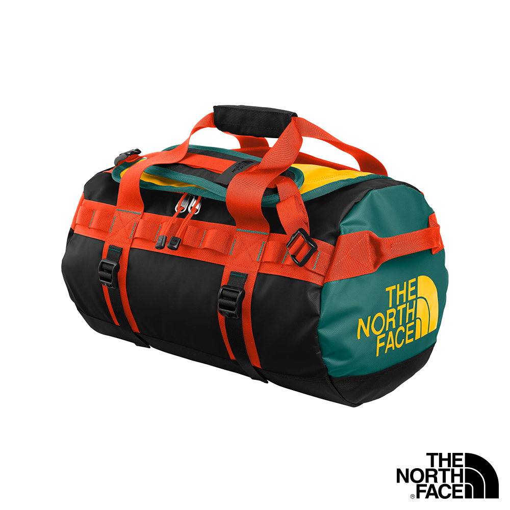 THE NORTH FACE BASECAMP DUFFEL XS 25L裝備袋 黑火辣橙