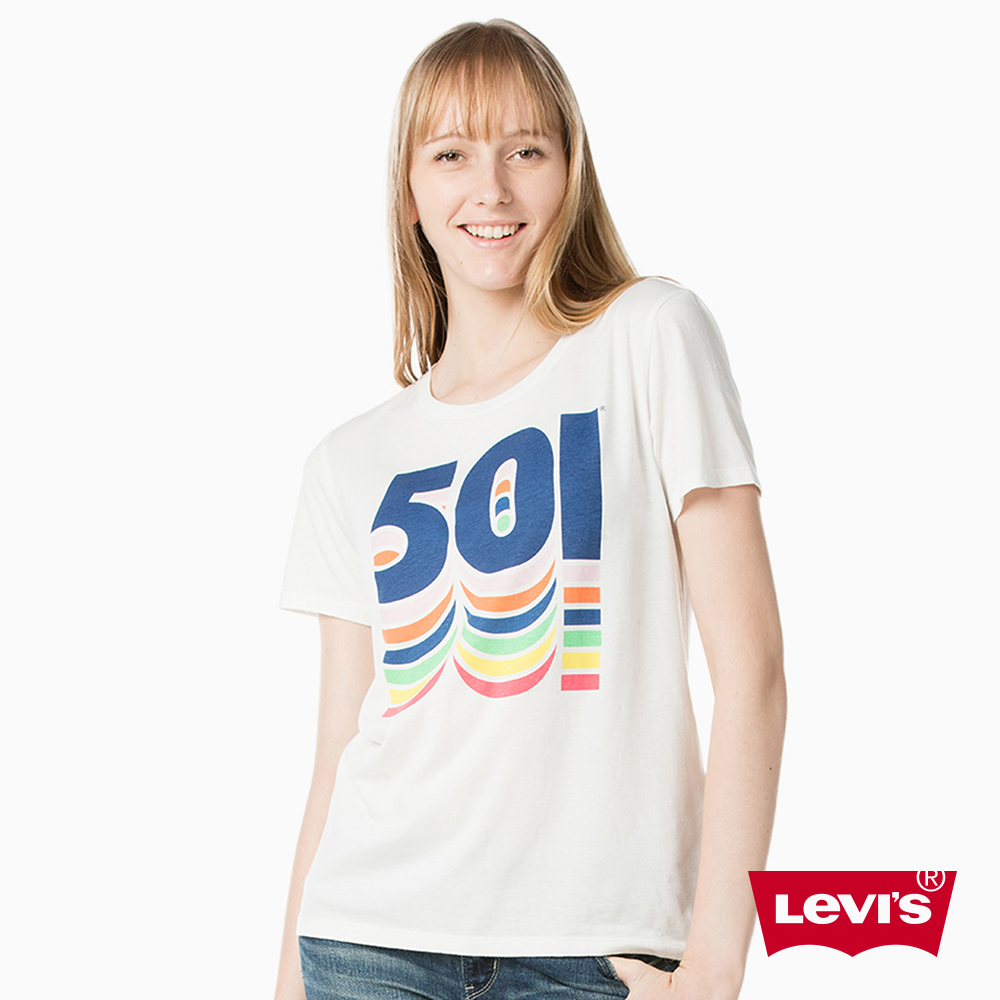 Levis T恤 女裝 短袖純棉TEE 數字印花