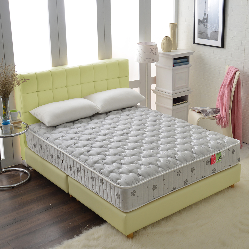 MG珍寶-飯店雲柔-乳膠竹碳紗-蜂巢獨立筒床-雙人加大6尺