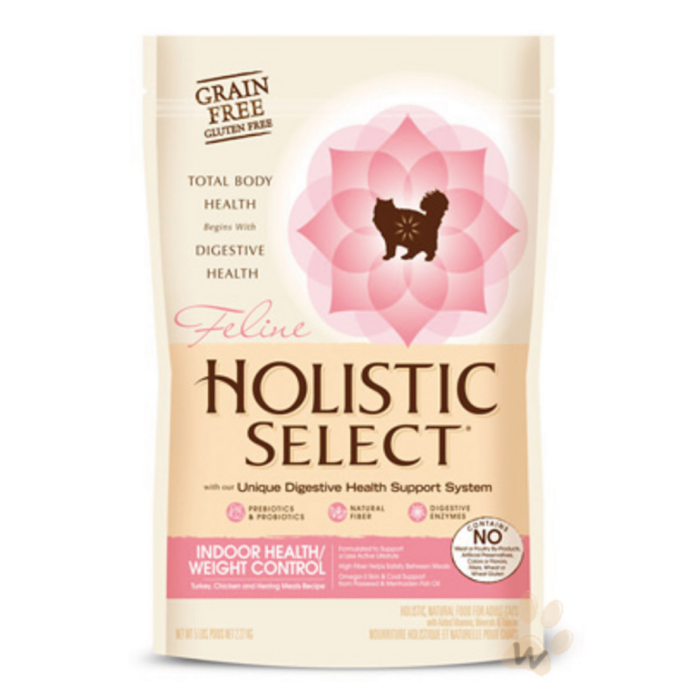 Holistic Select活力滋-無穀室內貓 體重控制配方2磅