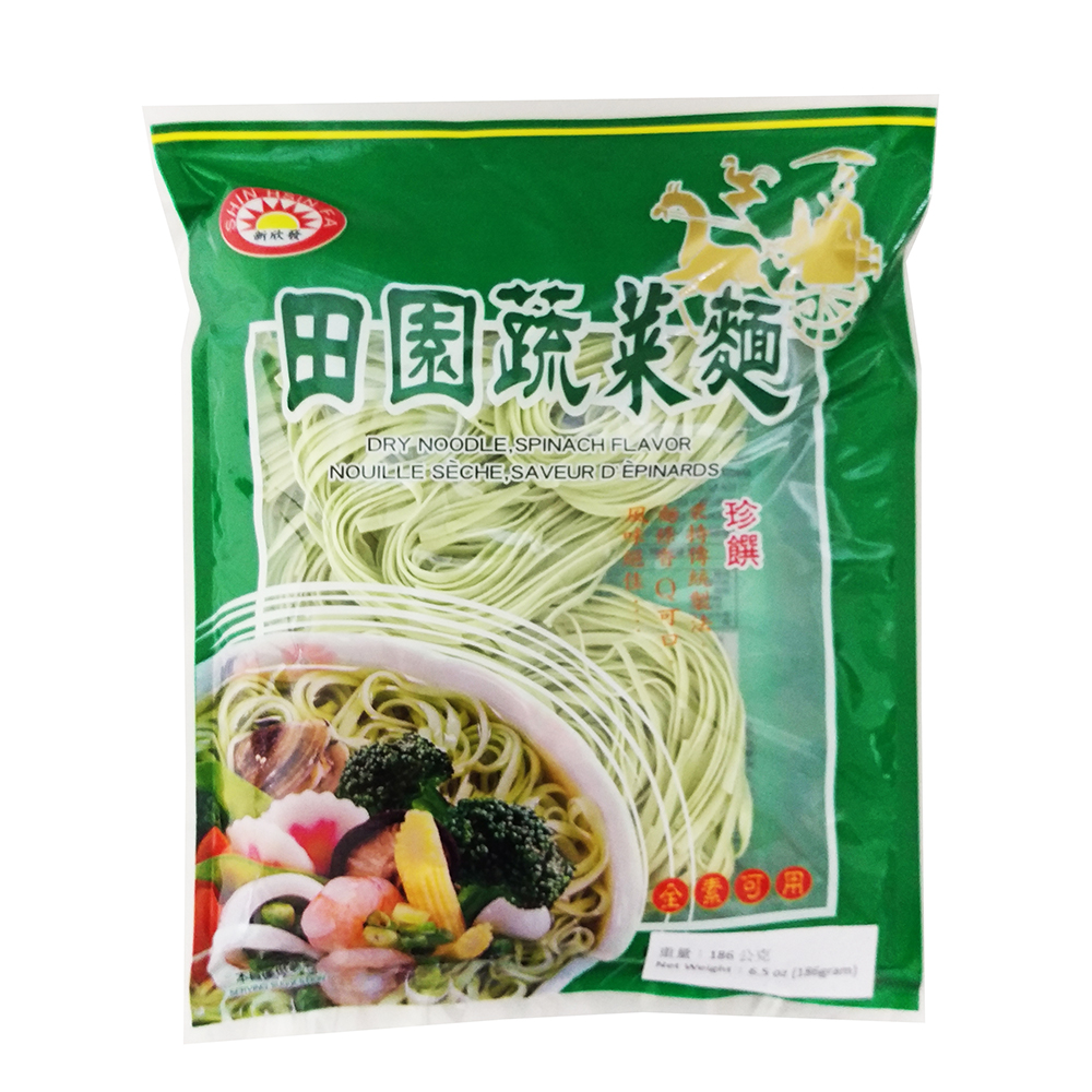 新欣發 田園蔬菜麵(186g)